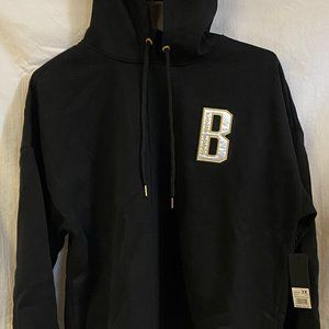 NWT BeBe sport Black Crop Hoodie 3x